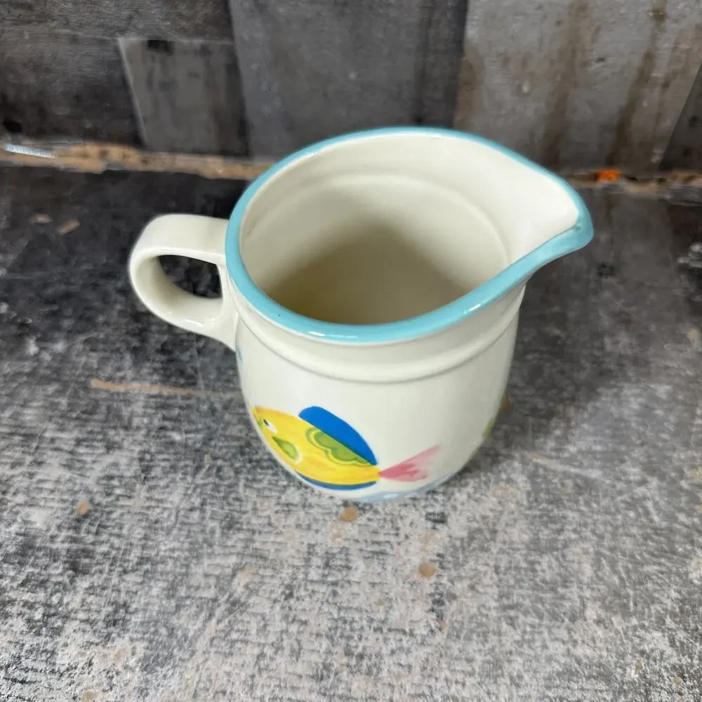 90's Studio Nova Barrier Reef Tropical Fish Creamer VTG‎